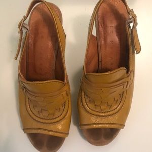 Chie mihara mustard yellow heels